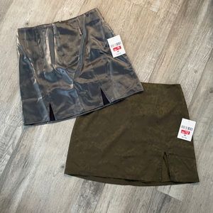 Two Forever 21 skirts!